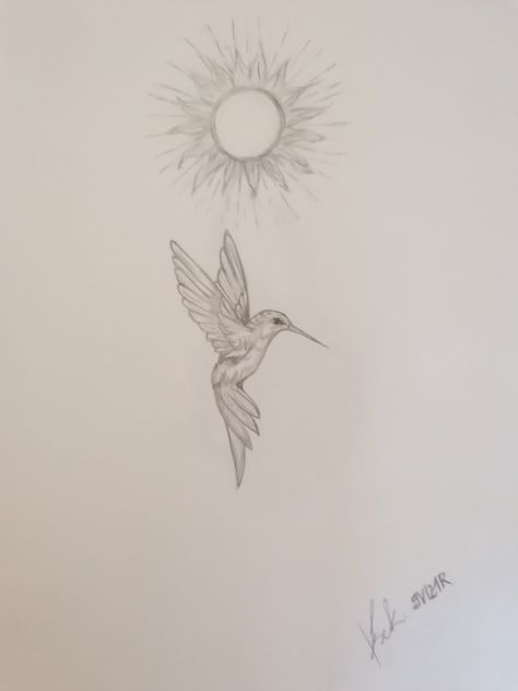 Hummingbird Tattoo, Sun Tattoo, Backless Wedding Dress, Simple Tattoos, Small Tattoos, Tatting, Bullet Journal, Humanoid Sketch, Tattoos