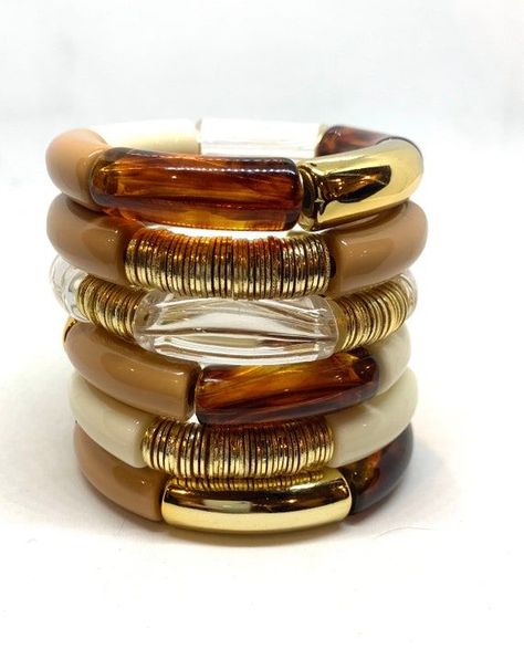 Chunky Acrylic Tube Bracelet Stack/12mm Acrylic Neutral Bracelet/Acrylic Bamboo Bracelet/Boho Bracelet/Stackable Bracelets Neutral Bracelet, Boho Bra, Neutral Bracelets, Bamboo Bracelet, Dope Jewelry Accessories, Tube Bracelet, Acrylic Tube, Christian Bracelets, Faith Jewelry