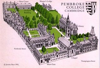 GB-PC-04 | Map of Pembroke College in Cambridge, United King… | Flickr University Plan, Cambridge College, Cambridge United, Oxford College, Honeymoon Night, School Building Design, Campus Map, City Skylines, Mega Mansions