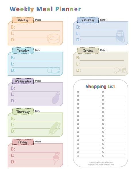 Organisation Planner, Printable Weekly Meal Planner, Menu Planner Printable, Planning Worksheet, Meal Planner Printable Free, Printable Meal Planner, Life Planner Organization, Meal Planners, Meal Planner Template