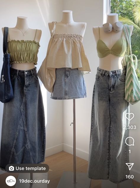 Korean Outfit Inspo Summer, H Body Shape Outfits, Outfit On Mannequin, Philippines Outfit Street Styles, Wave To Earth Outfit Ideas, Wave To Earth Concert Outfit, Wave To Earth Outfit, Outfit Ideas For Hot Weather, Japanese Summer Fashion