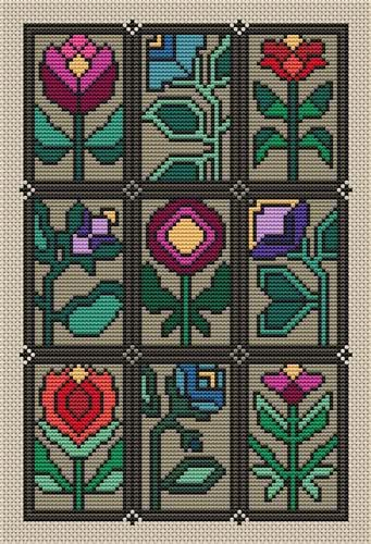 Holiday Cross Stitch Patterns, Cafe Mocha, Vintage Cross Stitch Pattern, Flower Tapestry, Tapestry Crochet Patterns, Cross Stitch Supplies, French Cafe, Vintage Cross Stitches, Floral Cross Stitch