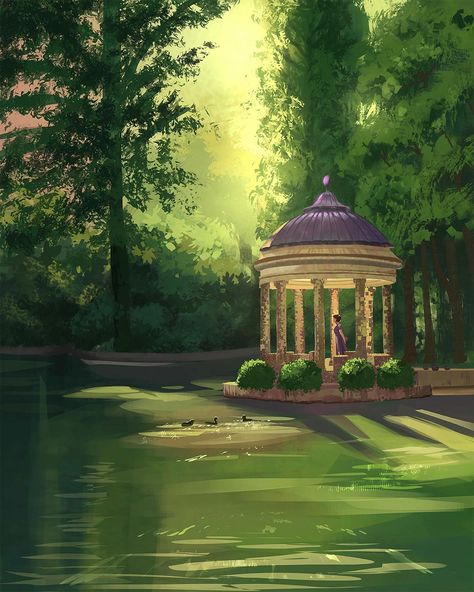 Found this little spot by the lake that felt like something out of a storybook! ✨ Sunlight peeking through the trees, water all still, and beautiful dome bathed in sunlight. Perfect place to get lost in a good book! #thewoods #lakepainting #visdev #visualdevelopment #conceptart #illustration #digitalart #digitalpainting #landscapepainting #painting #landscape #backgroundpainting #bgpainting #colorstudy #artstation #brushedtales Sunlight Illustration, Place Illustration, Lake Painting, By The Lake, Tree Illustration, Art Station, Painting Landscape, Color Studies, Visual Development