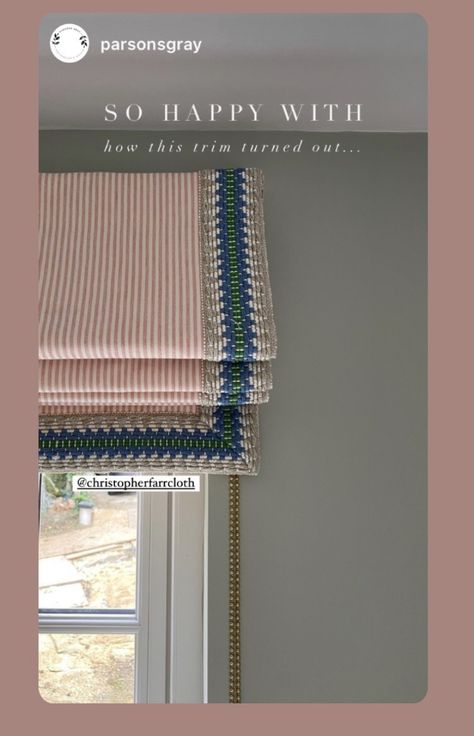 Roman Blind Ideas For Bedroom, Roman Blind With Trim, Roman Blinds Outside Recess, Blind Ideas, Diy Roman Shades, Curtains Diy, Window Treatments Curtains, Drapery Designs, Diy Blinds