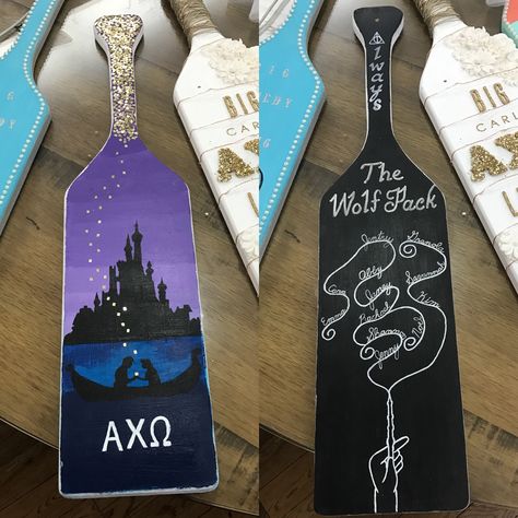 Little's First Paddle: Rapunzel/Tangled & Harry Potter Tangled Sorority Paddle, Paddle Sorority Big, Paddle Sorority, Paddle Designs, Sorority Ideas, Sorority Paddles, Rapunzel Tangled, College Sorority, Pi Phi