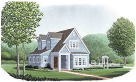 Plan #410-162 - Houseplans.com Country Craftsman House Plans, Cape Cod House Plans, Cape Cod Style House, Cottage Style House Plans, Monster House Plans, Country Craftsman, Cape Cod House, Craftsman Style House Plans, Country House Plan