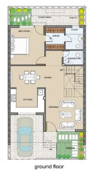 Readymade Floor Plans | Readymade House Design | Readymade House Map | Readymade Home Plan House Interior Floor Plans, Indian Duplex House Design, 30x50 House Plans, Duplex House Plan, 20x40 House Plans, 30x40 House Plans, Duplex Floor Plans, 2bhk House Plan, Bungalow Floor Plans