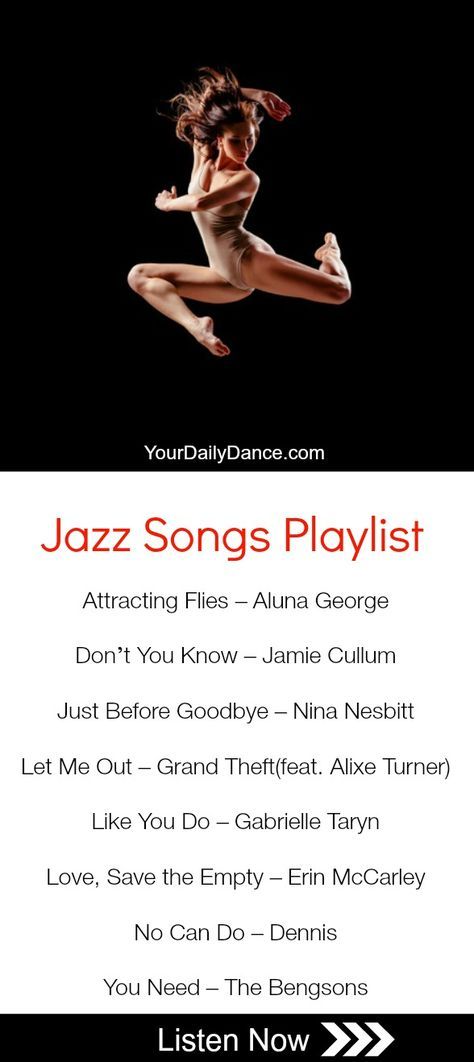 Best Jazz Songs, Jazz Songs For Dancers, Contemporary Dance Songs, Dancing Songs, Songs For Dance, Dancing Poses, Dance Music Playlist, Teaching Dance, Jazz Songs