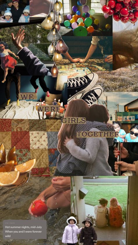 We were girls together #sisters#growingup #nostalga #sisterhood Sister Collage, Happy 22nd Birthday, Cute Sister, Girls Together, 22nd Birthday, Hero Girl, I Am A Queen, My Heart Is Breaking, Create Collage