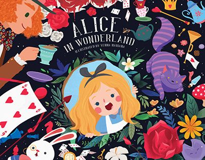 Alice In Wonderland Illustrations, Alice In Wonderland Book, Picture Books Illustration, Children Book, 영감을 주는 캐릭터, Childrens Illustrations, Freelance Illustrator, Children's Book Illustration, Disney Wallpaper