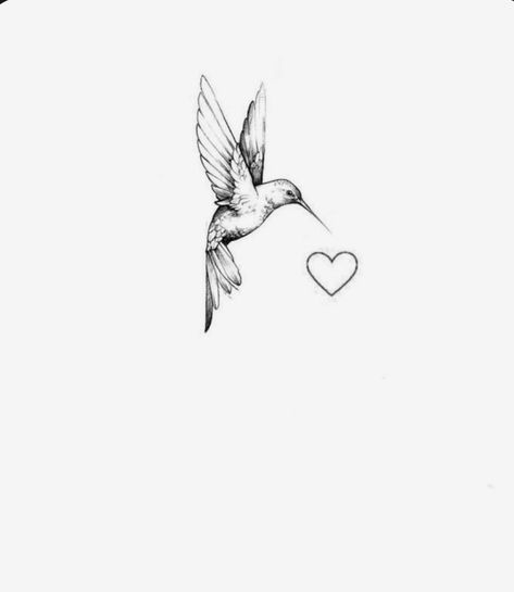 Hummingbird Tattoo With Heart, Bird Tattoo For Lost Loved One, Bird Tattoo Behind Ear, Lovebirds Tattoo, Fine Line Hummingbird Tattoo, Lovebird Tattoo, Tattoo Therapy, Girl Spine Tattoos, Beach Themed Crafts