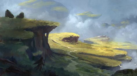 Green Ground, Nice Comments, Grey Clouds, Art Google, Detailed Image, Pretty Good, Fantasy Art, Concept Art, Deviantart