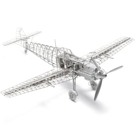 Model airplane3d metal puzzle toy1/72 Bf 109 E-4 Fighter Full Structure PE Detail Model Kit Model Kits Hobbies, Metal Model Kits, Bf 109, Metal Puzzles, Epoxy Glue, Landing Gear, 3d Metal, Metal Models, Diy Metal