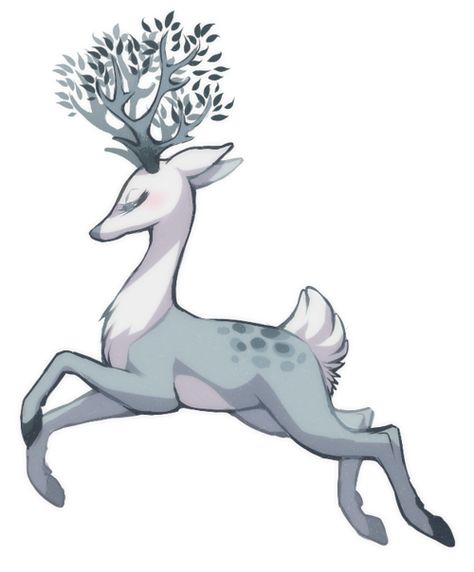 Winter Guardian, A Deer, A Drawing, A Fan, Deer, Fan, Animals