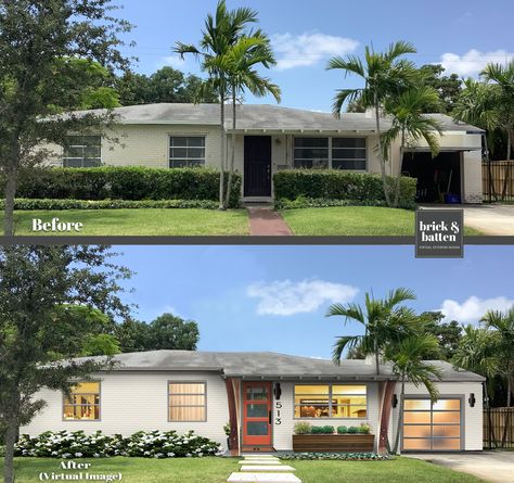 Exterior Home Trends Coming Your Way in 2020 | Blog | brick&batten Mid Century Ranch Exterior, Mid Century Modern Homes Exterior, Florida Homes Exterior, Mid Century Modern House Exterior, Mid Century Modern Ranch, Mid Century Modern Exterior, Ranch House Exterior, Mid Century Exterior, Mid Century Ranch