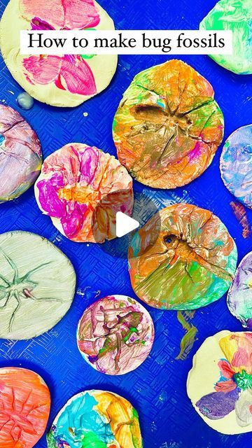 Estee on Instagram: "How to make bug fossils 🐞" Insect Art Preschool Bug Crafts, Bug Fossils, Fossil Ideas, Preschool Bugs, Senior Crafts, Bugs Preschool, Bug Crafts, Crafts For Seniors, Kid Art