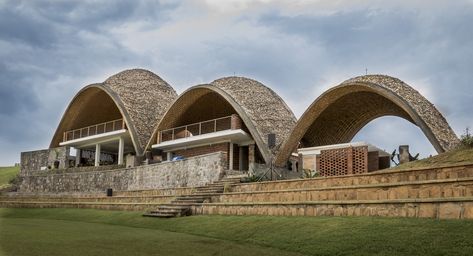 Gallery of Rwanda Cricket Stadium / Light Earth Designs - 34 Computational Architecture, Cricket Pavilion, Architecture Form, Cycle Stand, Chic Shack, Inspiring Architecture, Cricket Stadium, Stadium Lighting, Pavilion Architecture