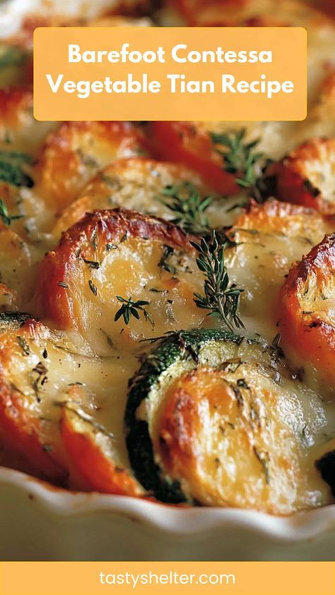 Barefoot Contessa Vegetable Tian Recipe – Tasty Shelter Vegetable Tian Recipes, Ina Garten Roasted Vegetables, Tian Recipe, Ratatouille Recipes, Easy Ratatouille, Vegetable Tian, Easy Ratatouille Recipes, 2024 Meals, Best Ina Garten Recipes