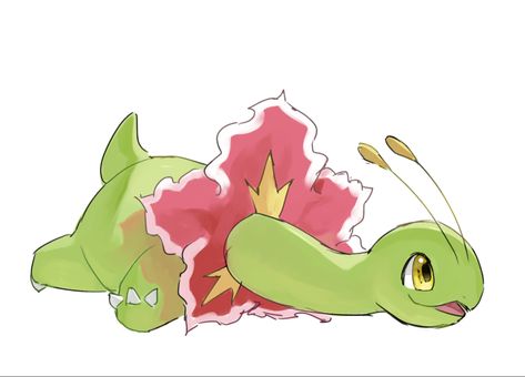 artist unknown Meganium Pokemon, Pokemon Collage, Female Pokemon, Cute Pokemon Art, Digimon Pokemon, Self Insert, Pokemon Team, Cute Pokemon Pictures, Pokemon Fakemon