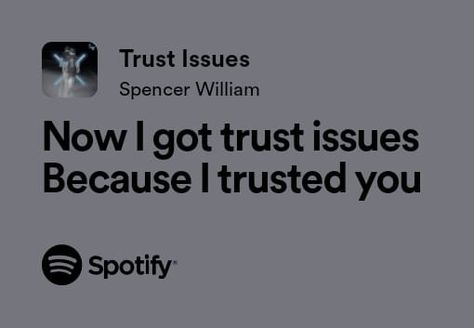 #lyrics Trust Issues Song Lyrics, Trust Issues Lyrics, Best Rap Lyrics, Issues Lyrics, Relatable Lyrics, Good Raps, Rap Lyrics, Me Too Lyrics, I Trusted You