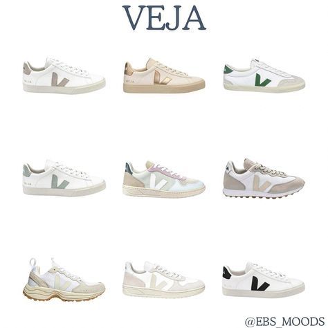 VEJA is one of my favorite sneakers for a neutral look. They are always simple, yet chic, not to mention comfortable. This is a sneaker that you can always rely on, whether it’s to wear with dresses, dress, down trousers, or out to run your errands. Which pair is your favorite? Let’s chat below... . . . . #fashion #ootd #outfits #spring #weekend #weekendvibes #simplefashion #shoes #sneakers #shopping #style #styleinspo #instagram Luxury Low-top Sneakers For Everyday, Sneakers Old Money Outfit, Old Money Shoes Woman Sneakers, Luxury Beige Classic Sneakers, Old Money Sneakers, Veja Sneakers Outfit, Luxury Cream Low-top Sneakers, Veja Shoes, Veja Sneakers