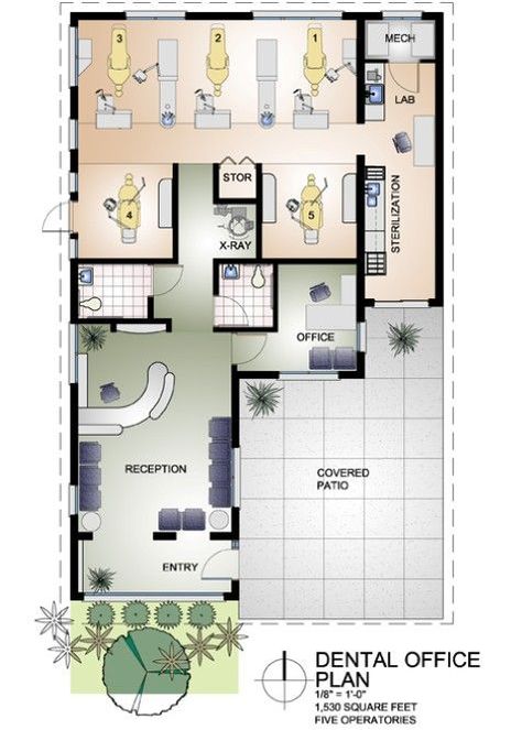 Small Dental Office Design | Dental Office Design Floor Plans – Home Office Design Hints To ...: Functional House Plans, Dental Design Interior, Medical Clinic Design, Design Floor Plans, Orthodontic Office, Dentist Office Design, Studio Medico, Office Floor Plan, Dental Office Design Interiors