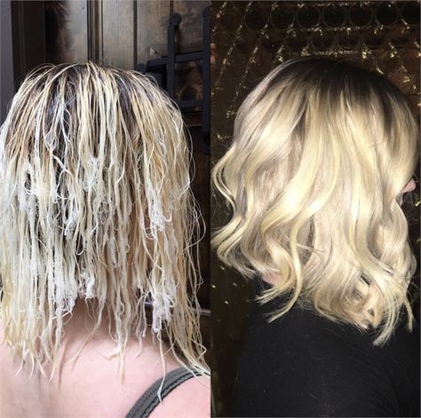 Melted Hair, Blonde Hair Extensions Before And After, Bad Hair Extensions, Hair Melt, Before And After Haircut, Hair Extensions Before And After, Hair Extensions For Short Hair, Hair Extentions, Hair Color And Cut