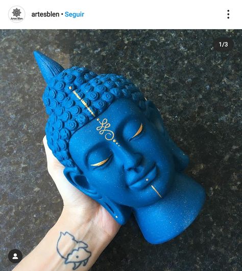 Buddha Statue Decor, Bohemian Crafts, Art And Craft Videos, Ceramics Pottery Art, Cute Clay, Pottery Sculpture, Clay Art Projects, Mystical Art, Buddha Art