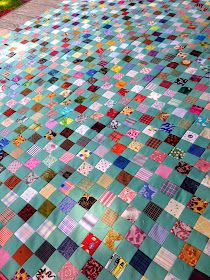 2 Inch Squares Quilt, Quilt Patterns With 2.5 Inch Squares, 2.5 Inch Square Scrap Quilt Patterns, Scrappy Postage Stamp Quilt, Quilt Patterns Using 4 Inch Squares, Quilts Using 2.5 Inch Squares, Quilts With 2.5 Inch Squares, Green And Blue Quilts, 2 Inch Square Quilt Patterns