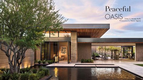 STRATA feature 1 Drewett Works Desert Pavilion, Wellness Room, Cozy Sitting Area, Wellness Ideas, Modern Courtyard, Rammed Earth Wall, Phoenix Homes, David Michael, Landscape Designer