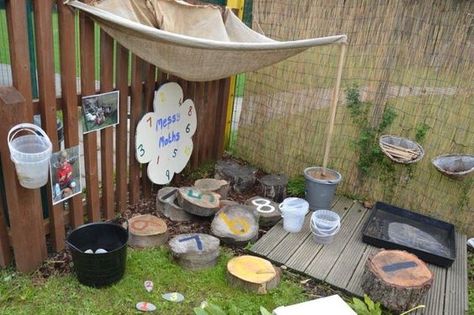 Early Years Outdoor Area, School Outdoor Area, Eyfs Outdoor Area, Maths Eyfs, Early Learning Environments, Outdoor Learning Spaces, Eyfs Classroom, Maths Area, Early Years Classroom