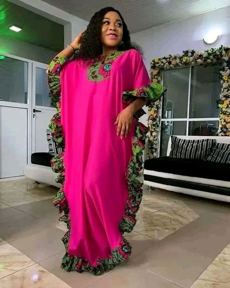 Skirt And Blouse For Wedding, Big Gown, A Shape Gown Ankara, African Maxi Dress Ankara, Kimono Jumpsuit, Blouse For Wedding, Boubou Styles For Women, Bubu Gown Styles, Nigerian Lace Styles Dress