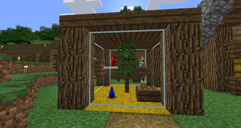 Minecraft Aviary, Minecraft Bird House, Minecraft W, Circle Crafts, Minecraft Castle, Minecraft Medieval, Cartoon Video Games, Cute Minecraft Houses, Bird Aviary