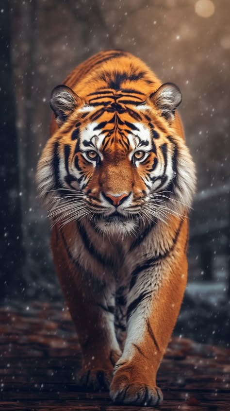 Captivating tiger artwork representing the epitome of beauty. Explore mesmerizing stripes and piercing eyes. Let the tiger's splendor adorn your screen. Tiger Images, Wild Animal Wallpaper, Tiger Artwork, Lion Photography, Tiger Wallpaper, Tiger Pictures, Wild Animals Pictures, Lion Images, Animal Portraits Art