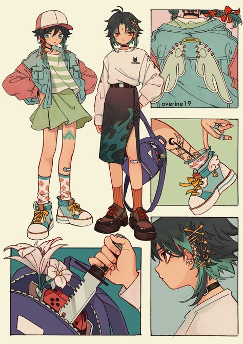 Arte Punk, Draw Cute, 캐릭터 드로잉, Cute Skirts, Art Inspiration Drawing, Pretty Art, Character Design Inspiration, Drawing Inspiration, Drawing Reference