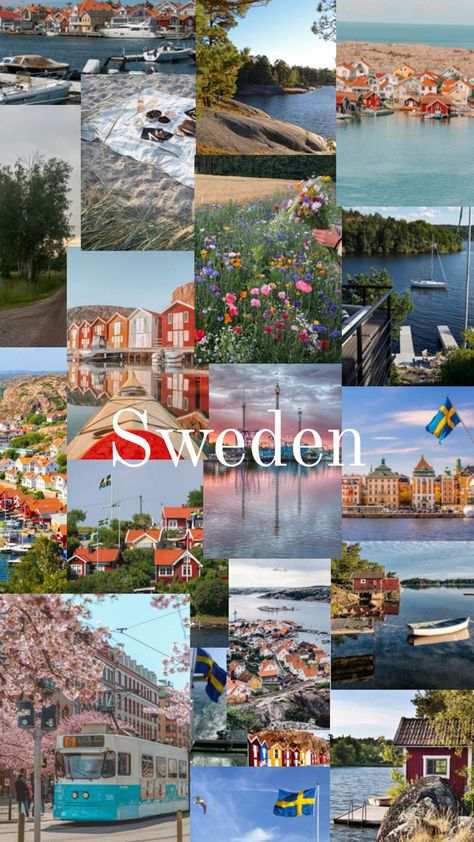 Swedish Aesthetic, Sweden Aesthetic, Nordic Aesthetic, Swedish Summer, Scandinavian Lifestyle, Sweden Travel, Scandinavia Travel, Travel Inspiration Destinations, Countries To Visit