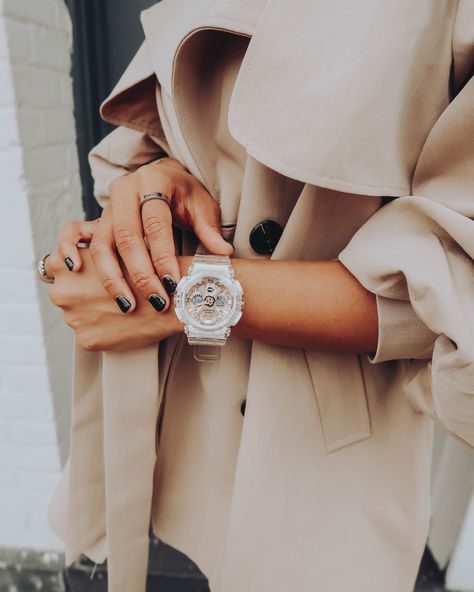 #ad The new @GSHOCKWomen Transparent x Rose Gold Collection is definitely for the active girl who wants a trendy/stylish timepiece. Read full blog post on why I love this watch and it’s fun features including: daily alarm clocks, water resistance, shock resistance, stopwatch & more! #gshockwomen #GSHOCKRoseGold Gold G Shock, Watches Women Simple, Gold G, G Shock Watches, Stylish Watches, Nixon, G Shock, Casual Everyday, Gold Collection