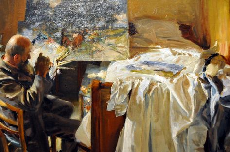 John Singer Sargent - An Artist in His Studio at Boston Museum of Fine Arts | Flickr - Photo Sharing! John Sargent, Google Art Project, Living In London, John Singer Sargent, Edward Hopper, Gustav Klimt, Museum Of Fine Arts, Pablo Picasso, Artist Canvas