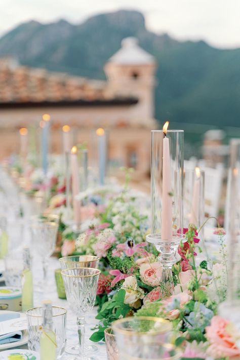 Fine Art Inspired Wedding at Palazzo Avino, the “Pink Palace of Ravello” Wedding Palazzo, Art Inspired Wedding, Palazzo Avino, The Pink Palace, Sea And Mountains, French Blue Wedding, Mountains In The Distance, Pink Palace, Italian Wedding