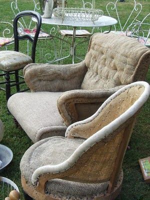 Deconstructed Sofa, Deconstructed Chairs, Deconstructed Furniture, Chair Styling, Deconstructed Chair, My French Country Home, Oversized Chair And Ottoman, Farmhouse Chairs, Furniture Fix