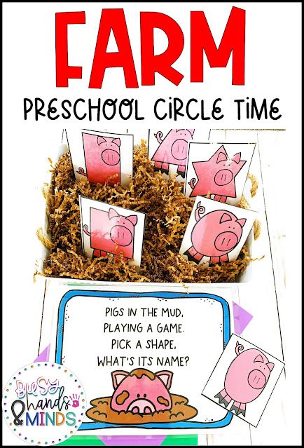 Farm Preschool Circle Time | Busy Hands and Minds Farm Theme Preschool Activities, Farm Math, Farm Classroom Theme, Farm Activities Preschool, Questions Of The Day, Farm Animals Preschool, Farm Lessons, Farm Animals Activities, Farm Theme Preschool