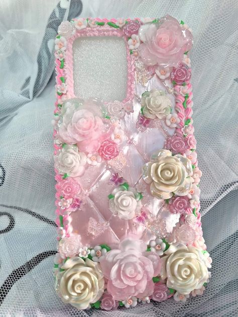 - This is a 100% brandnew handmade rococo style decoden phone case. - We offer adding a personalized name or an inital for FREE (Please specify in the personslization box) - The customer can customize the color theme and some decorations. - Please keep in mind that all of our items are handcrafted, so some decorations may be little different from the ads pictures. - After Receiving the case, it needs to be placed in a dry place for 2-3 days before use. - You can wash it or wipe it but do not put Colorful Phone Case, Deco Den Phone Case, Decoden Phone Case Sanrio, Decoden Cream, Flowers Phone Case, Decoden Phone Case, Flower Phone Case, Rococo Style, Color Theme