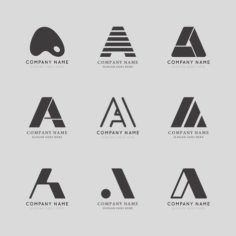 Corporate Logos Design, Logo Company Ideas, Logo Design Inspiration Corporate, Corporate Logo Design Business, A T Logo Design, A A Logo, Corporate Logo Ideas, T Logo Design Ideas, An Logo Design