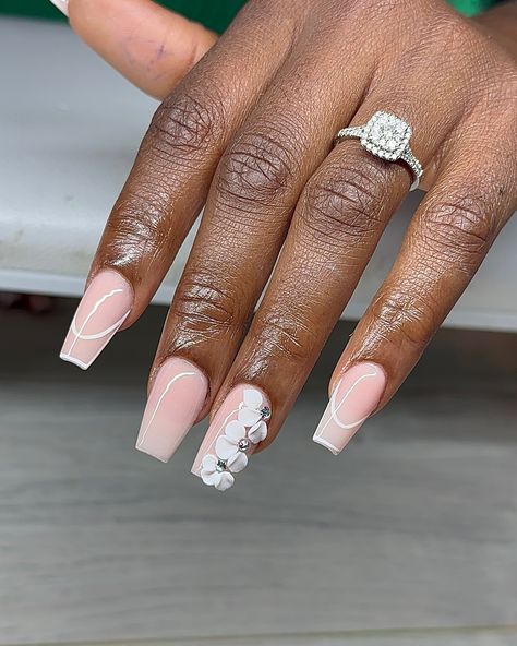 Bridal Sets 💍✨💭 The type to make you want to say “I DO” 😆 . . . #bridalnails #weddingnails #yegnails #yegnailtech #yegbridal #edmontonnailtech #edmontonnails Best Wedding Nails Brides, Wedding Nails For Bride Classy Bridal, Classic Wedding Nails, Mother Of The Bride Nails, Bridal Nails Wedding Elegant, Bridal Nail Designs, Best Wedding Nails, Black Women Wedding, Nails Sets