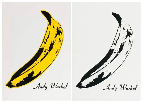 Andy Warhol (after) - Velvet Underground Banana Velvet Underground Banana, Band Tattoos, Stick N Poke, Twenty Twenty, Dorm Wall Art, Modern Contemporary Art, Music Tattoos, Band Tattoo, Children's Art