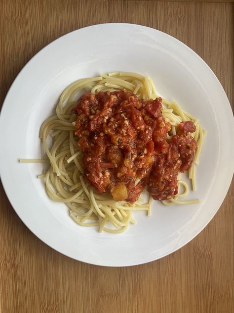 The Bear's Family Meal Spaghetti Meals Without Meat, Dried Basil Leaves, San Marzano Tomatoes, Less Sugar, Spaghetti Noodles, Homemade Donuts, Family Meal, Homemade Sauce, Southern Recipes