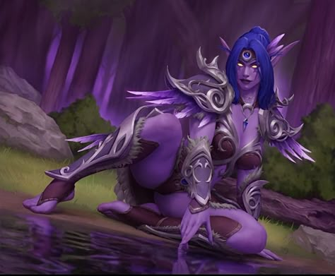 Night Elf Female, World Of Warcraft Tattoo, Maiev Shadowsong, Fantasy World Aesthetic, Wow Elf, World Of Warcraft Artwork, Fantasy Art Concept, Blizzard Warcraft, Jaina Proudmoore