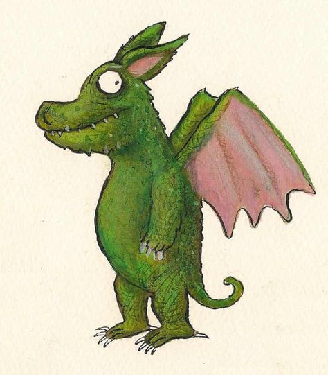 The creation of Zog by Axel Scheffler - in pictures | Books | The Guardian Wrist Tatoo, Axel Scheffler, Cute Dragon Drawing, Julia Donaldson, Curious Creatures, Year 7, Little Dragon, Book Week, Cute Dragons