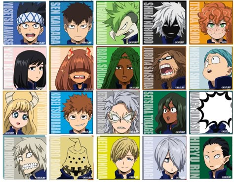 If you thought class 1B was safe from my headcanons you thought wrong MUAHAHAHA. But 1B is already so original in itself that I almost didn't edit anyone properly ((idk if this is good or bad, lol Mha Class 1 B, My Hero Academia Class 1-b, Class 1 B Bnha, Class 1b, Mha Headcanons, Class 1 B, Class B, Hero Academia Characters, My Hero Academia