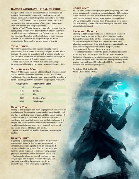 Rogue Archetypes, Dungeons And Dragons Rogue, D D Rogue, Dnd Sorcerer, Rogue Dnd, Water Spells, Dnd Homebrew, D D Classes, Dungeon Master's Guide